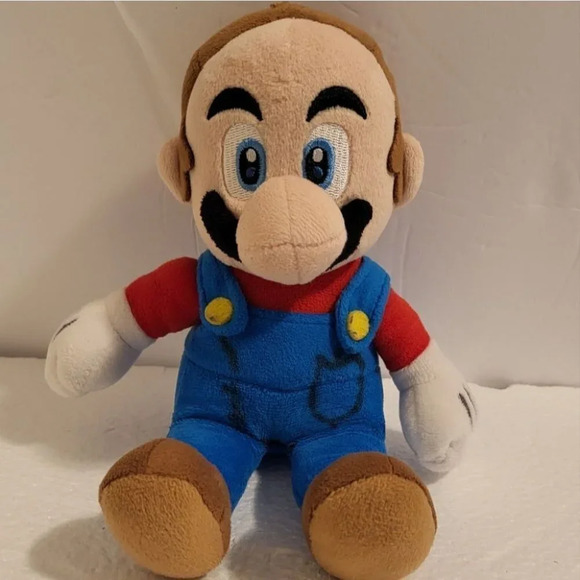 Nintendo Super Mario Plush (No Hat) - Picture 2 of 6